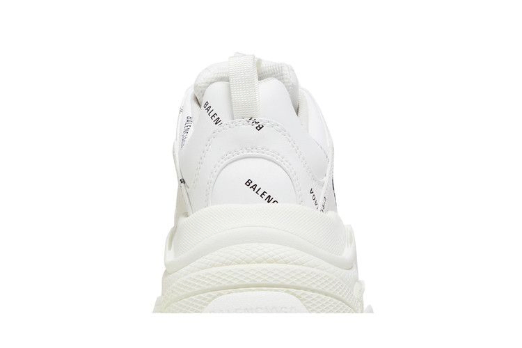 Кроссовки Balenciaga Wmns Triple S Sneaker 'All Over Logo - White'