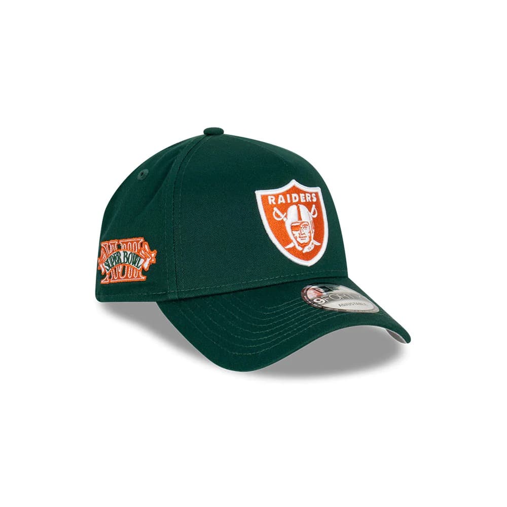 Бейсболка New Era Oakland Raiders 9FORTY A-Frame Copper Green NFL Snapback Hat