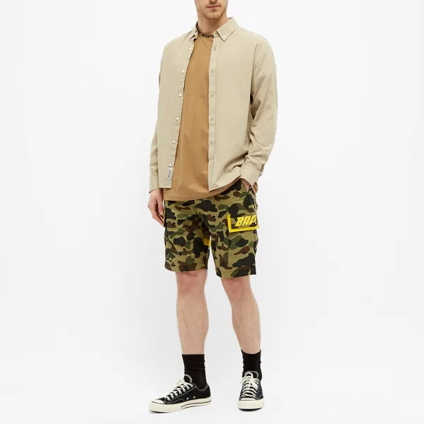 Спортивные шорты BAPE 1st Camo (B)ape 2 Layer Utility Shorts Green