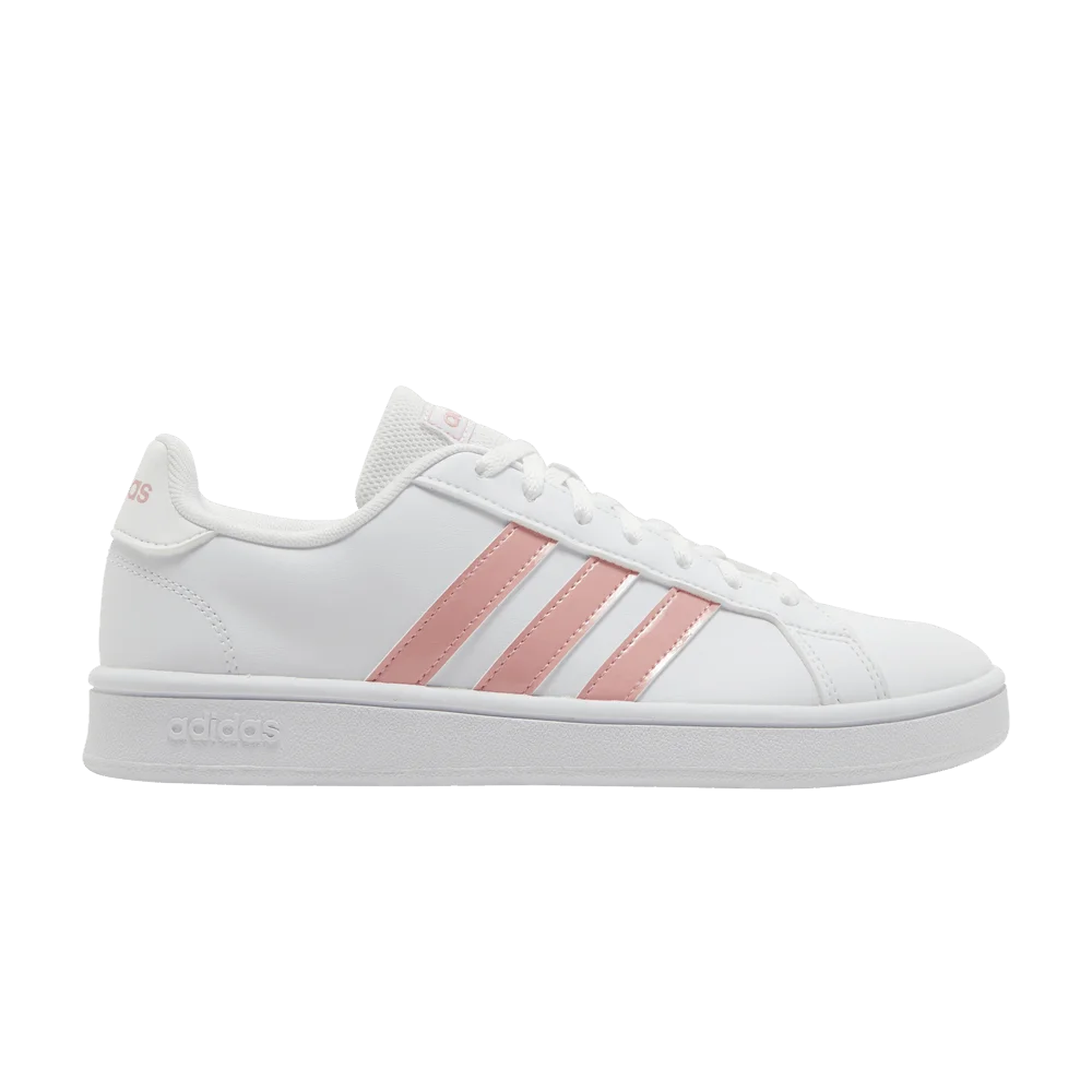 Krossovki-Adidas-Wmns-Grand-Court-Base-White-Glow-Pink