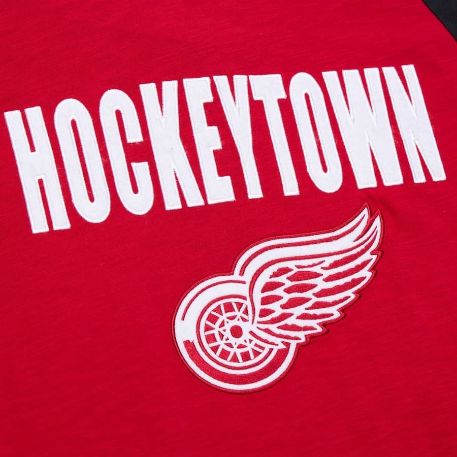 Лонгслив Mitchell & Ness Red Detroit Red Wings Legendary Slub Long Sleeve T-Shirt