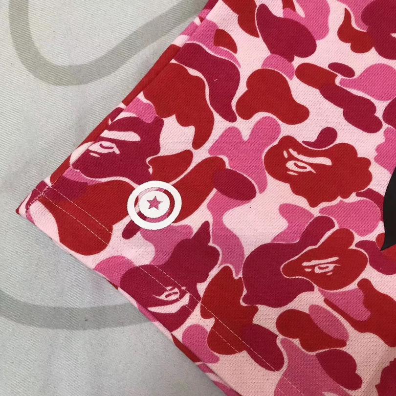 Спортивные шорты BAPE ABC Shark Sweat Shorts Pink