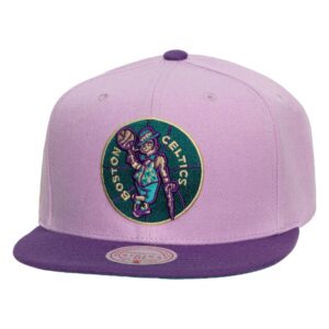 Mitchell-Ness-Violet-Views-Snapback-HWC-Boston-Celtics-Hat-300x300