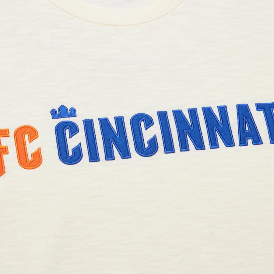 Футболка Mitchell & Ness Cream FC Cincinnati Heritage Current Slub T-Shirt