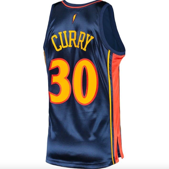 Баскетбольная джерси 2009 Golden State Warriors #30 Stephen Curry Mitchell & Ness Authentic Navy Jersey