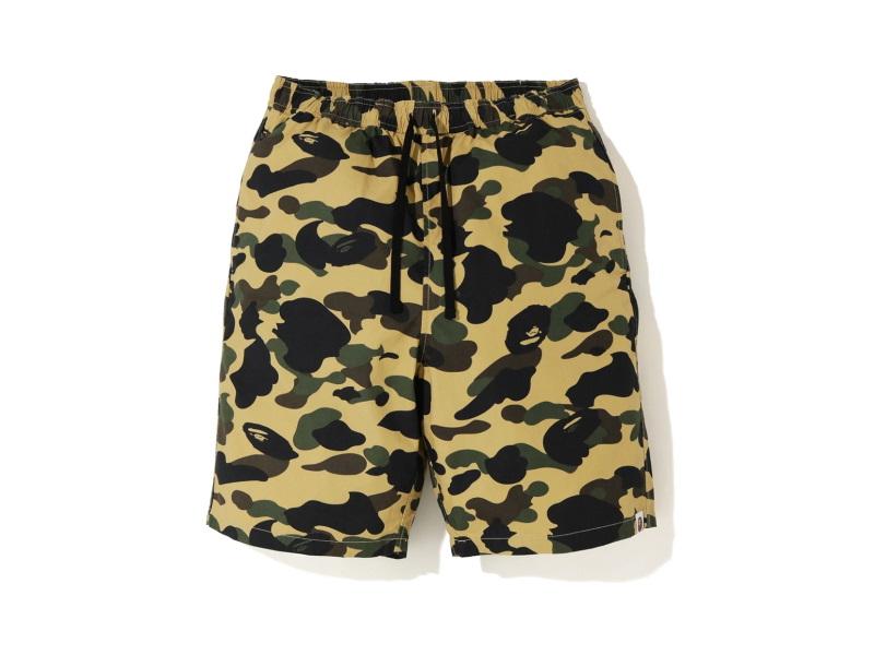 Спортивные шорты BAPE 1st Camo Drawstring Shorts Yellow