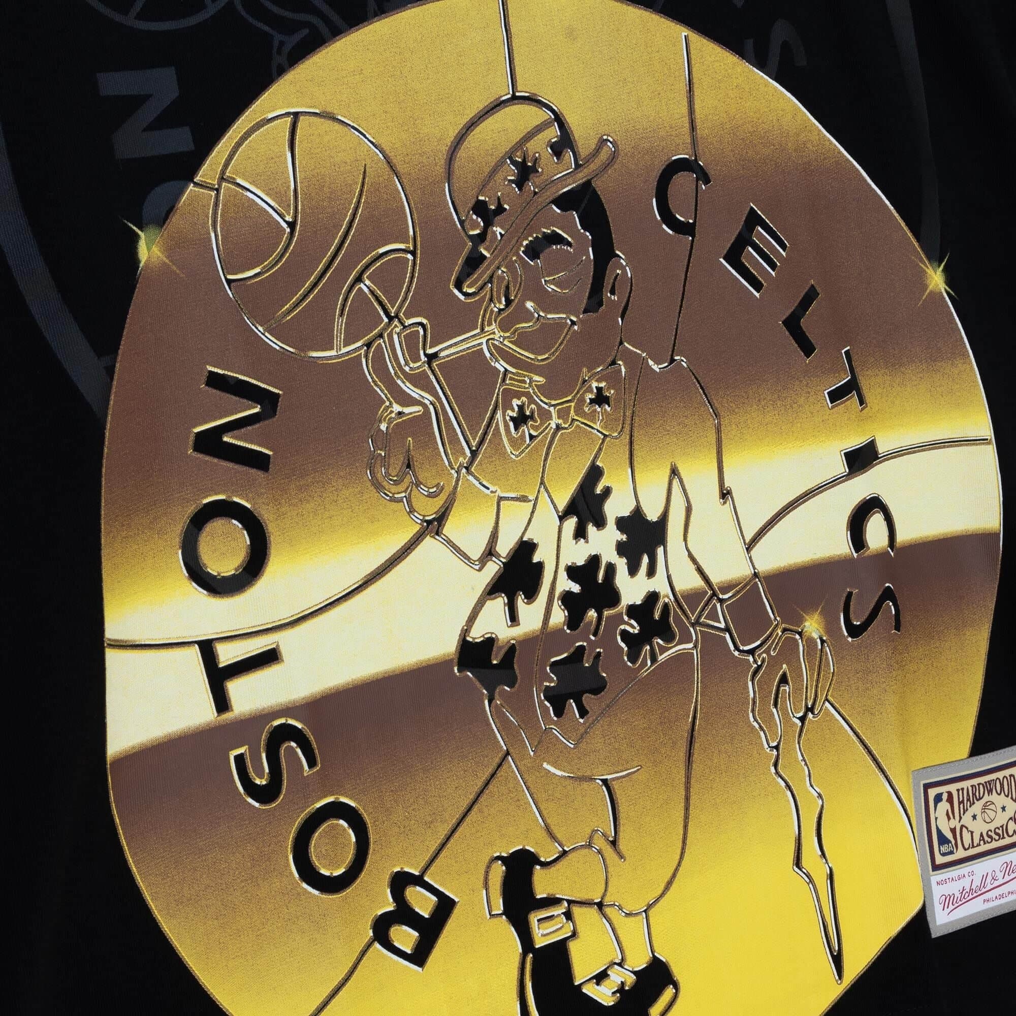 Футболка Mitchell & Ness Big Face 4.0 SS Boston Celtics Black T-Shirt