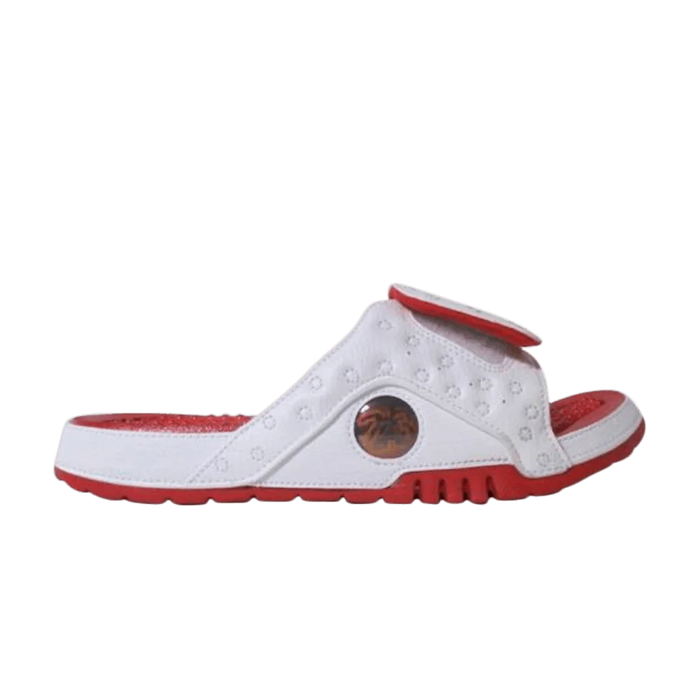 Air-Jordan-Hydro-13-Slide-White-Red
