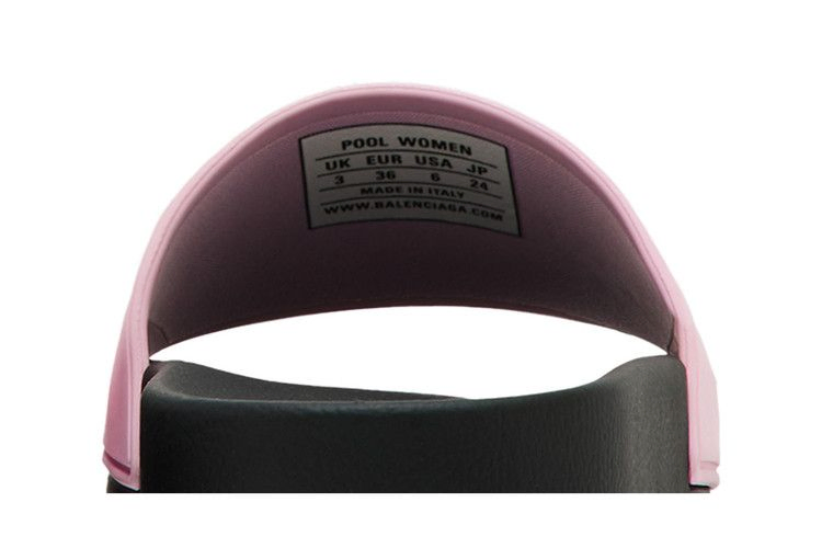 Кроссовки Balenciaga Wmns Pool Slides 'Pink Black'