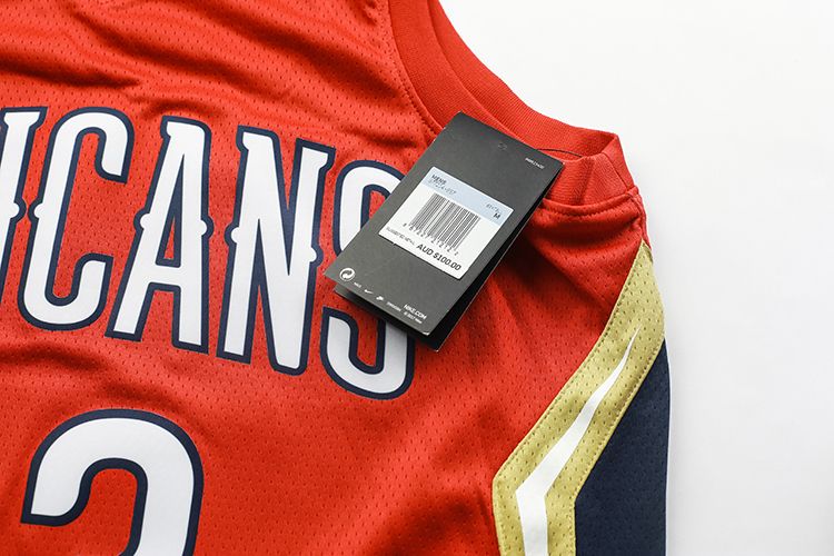 Баскетбольная джерси 2017-18 Anthony Davis Pelicans #23 Statement Red