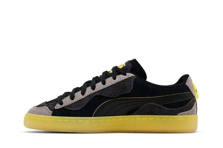 Кроссовки Scuderia Ferrari x Puma Suede 'Trippy - Black Speed Yellow'