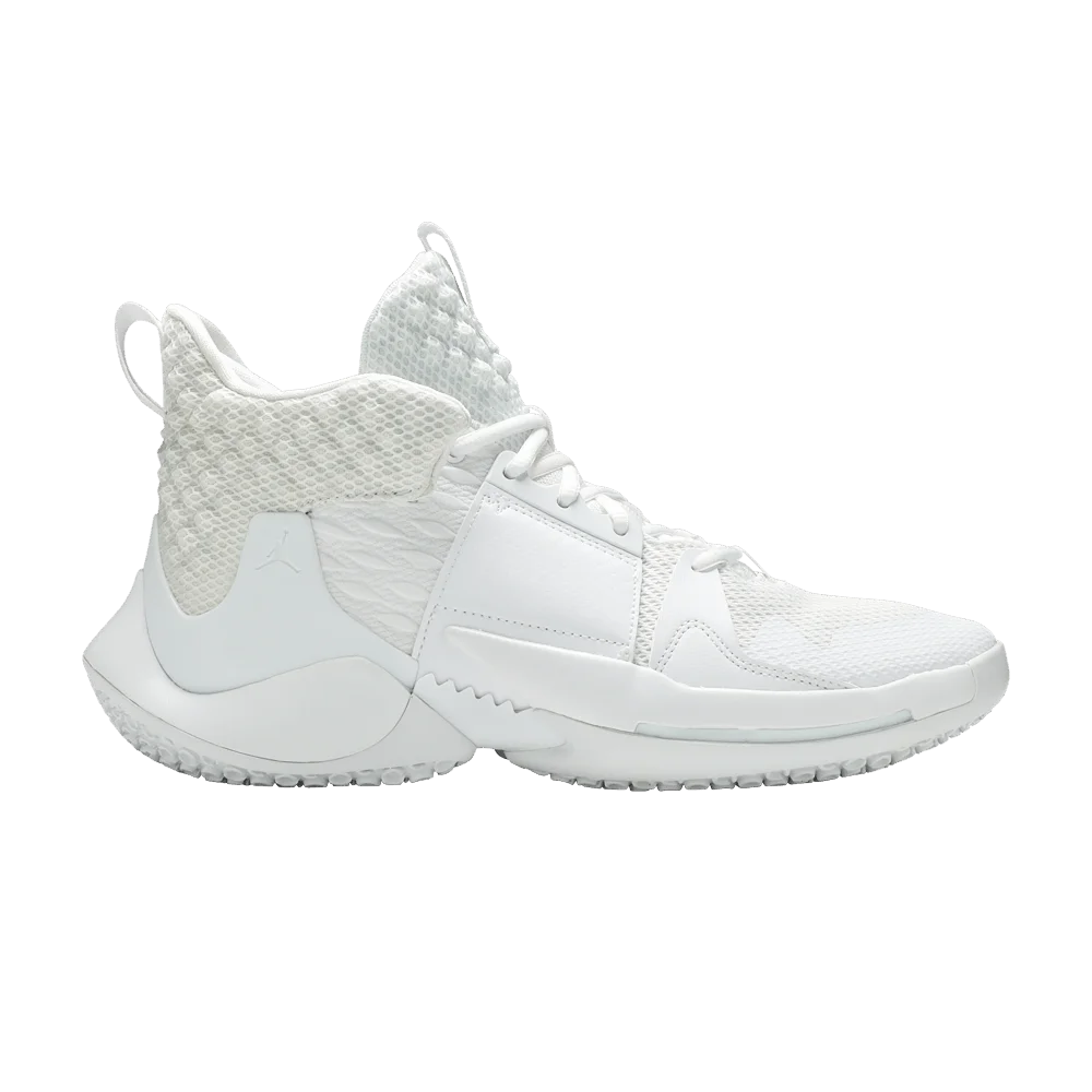 Кроссовки Air Jordan Why Not Zer0.2 'Triple White'