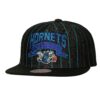 Mitchell-Ness-Dem-Stripes-Snapback-HWC-Charlotte-Hornets-Hat-100x100