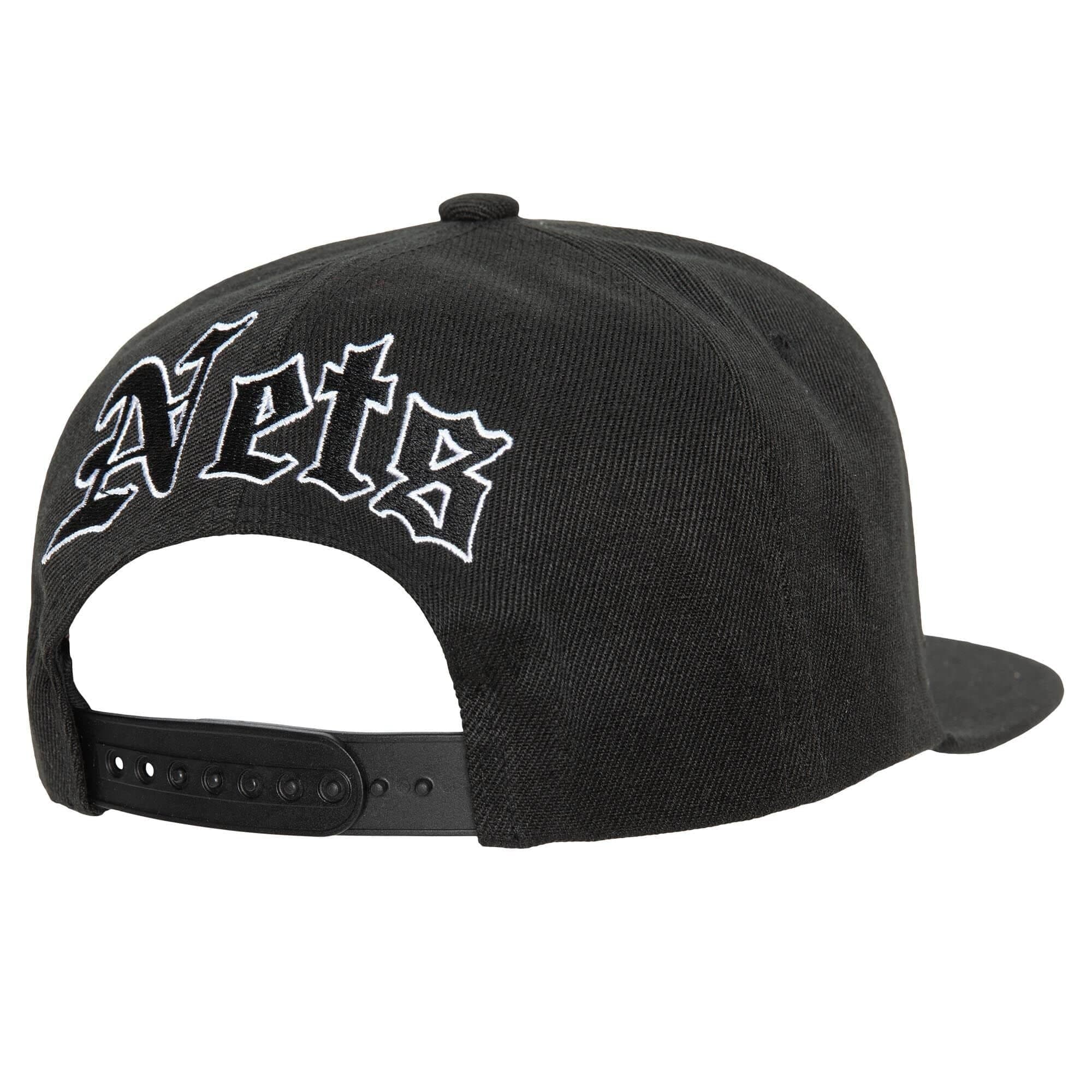 Бейсболка Mitchell & Ness English Dropback Snapback Brooklyn Nets Hat