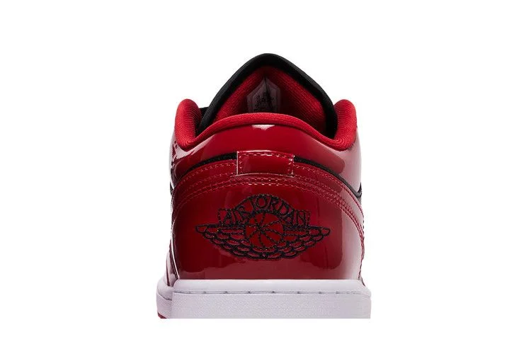 Кроссовки Air Jordan 1 Low 'Patent Varsity Red Black'