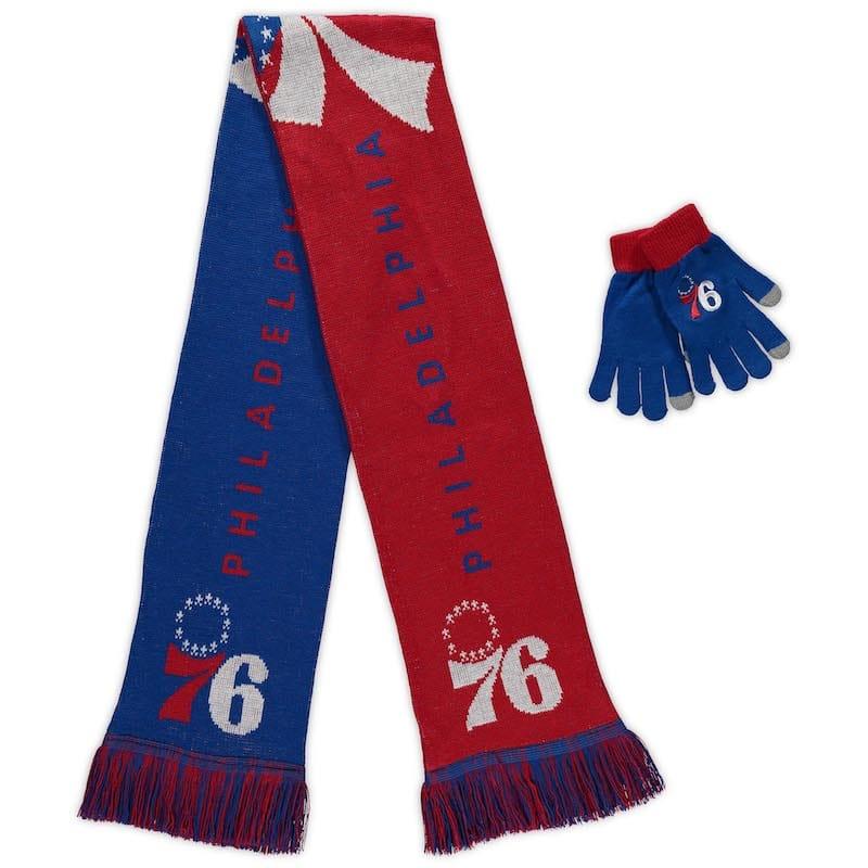 Шарф FOCO Philadelphia 76ers Glove & Scarf Combo Set