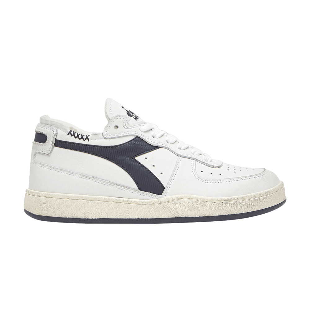 Кроссовки Diadora Mi Basket Row Cut 'White Blue Corsair'