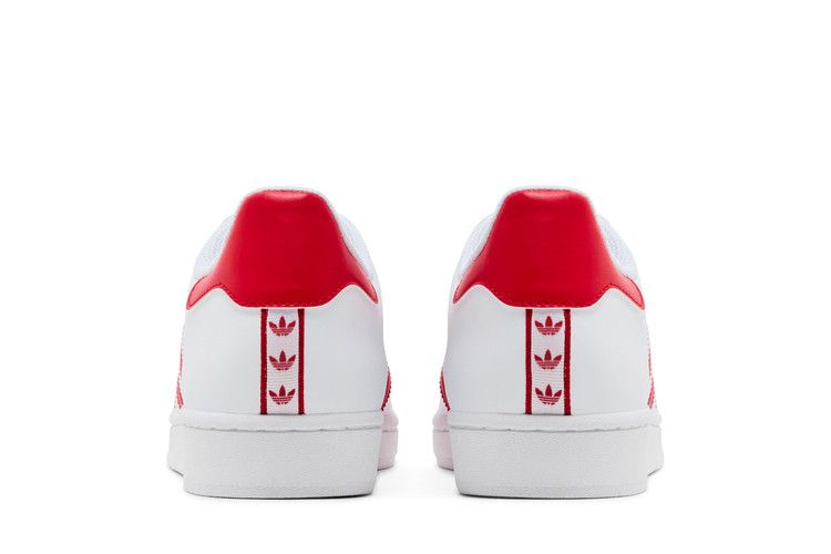 Кроссовки adidas Superstar 'Footwear White Scarlet'