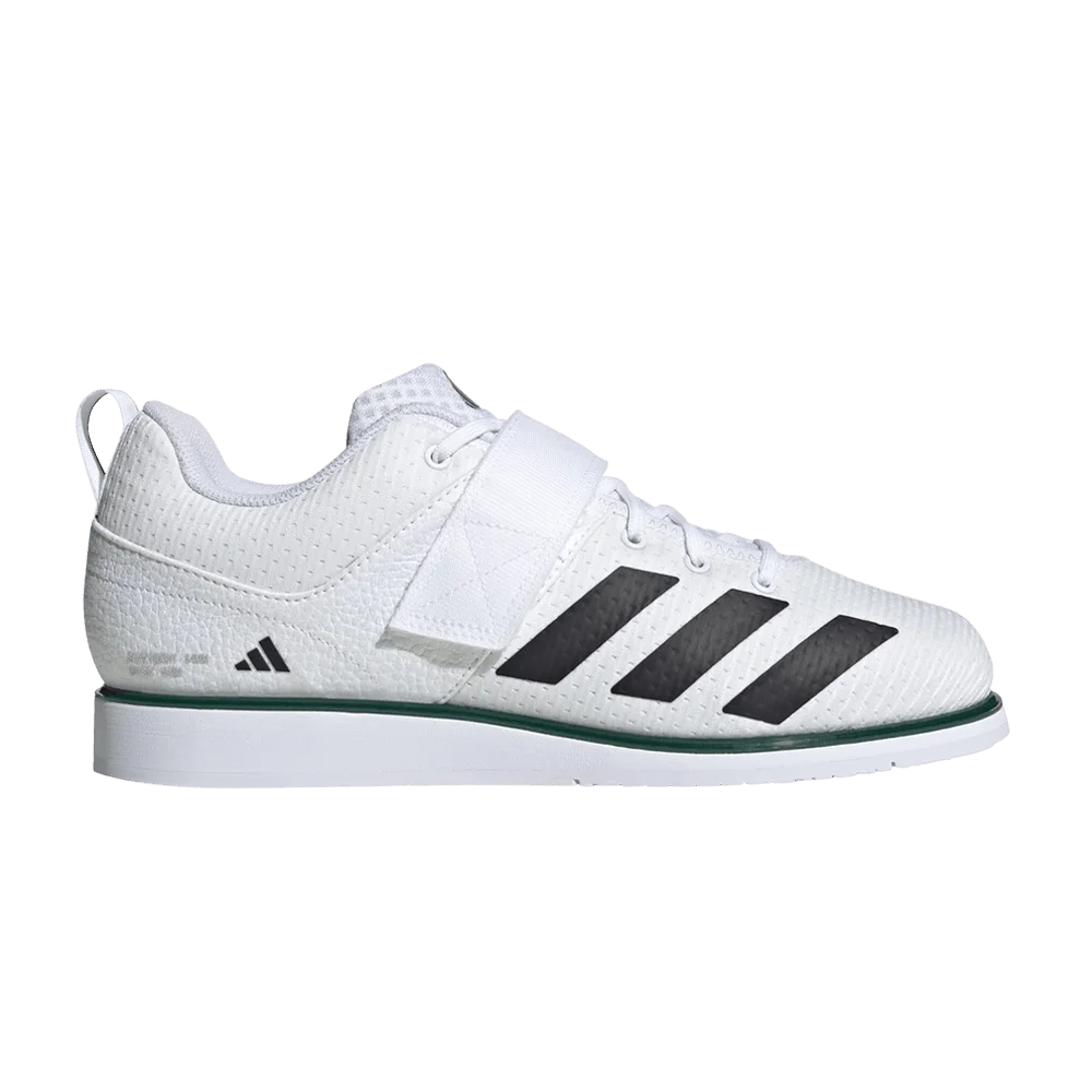 Krossovki-Adidas-Powerlift-5-White-Black-Collegiate-Green