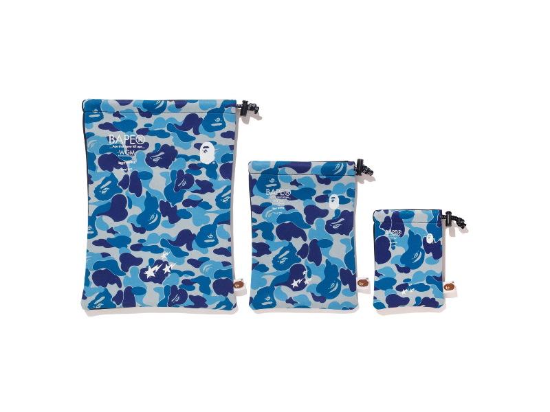 Набор чехлов для гаджетов BAPE ABC Gadgets Pouch Set (FW19) Blue Camo