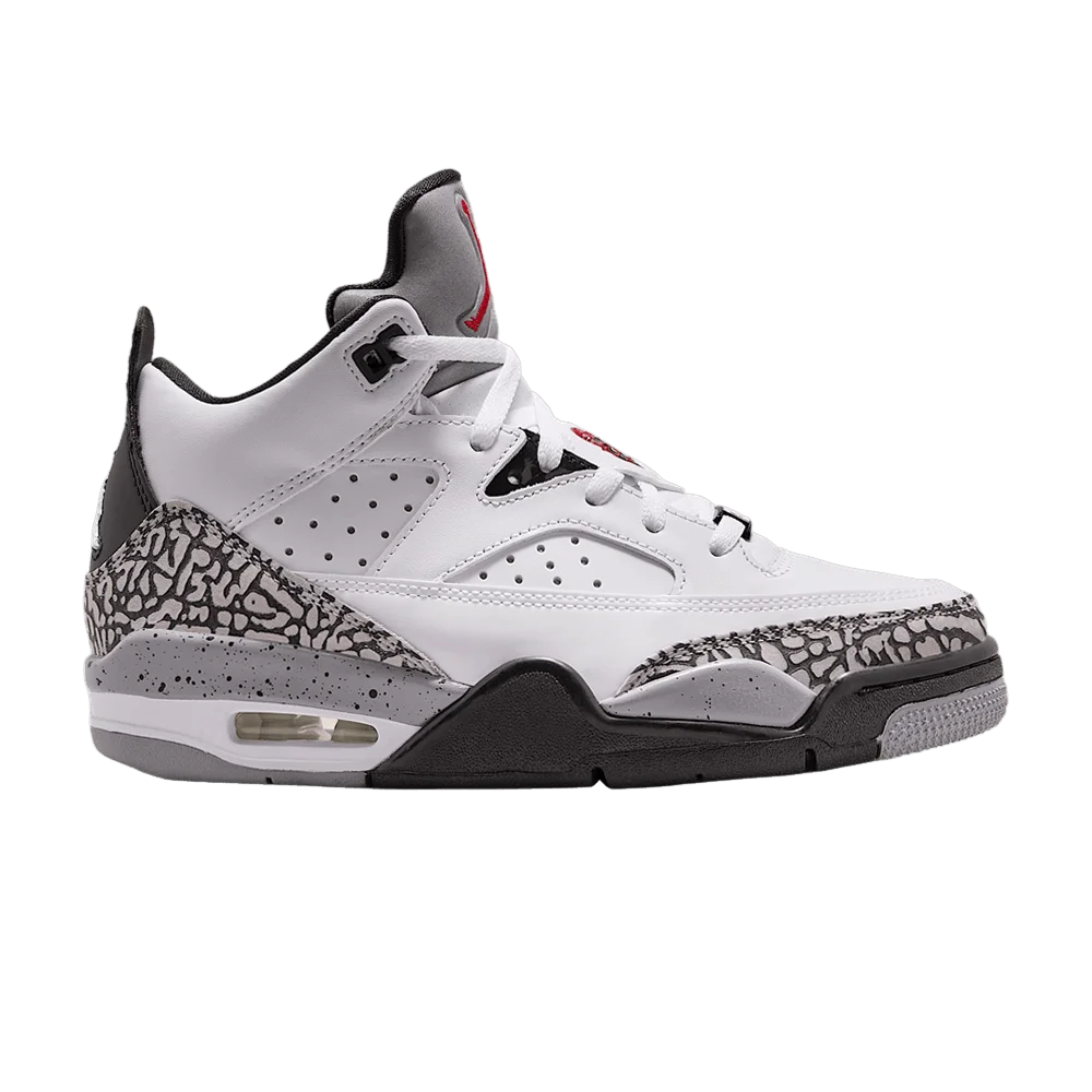 Krossovki-Air-Jordan-Son-Of-Mars-Low-GS-White-Black-Cement-Grey