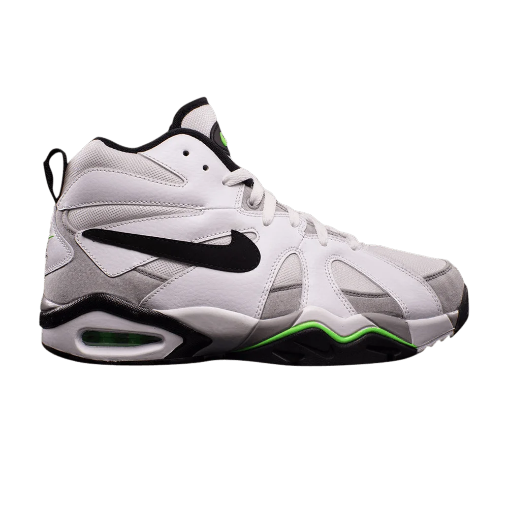 Krossovki-Nike-Air-Diamond-Fury-96-White-Voltage-Green