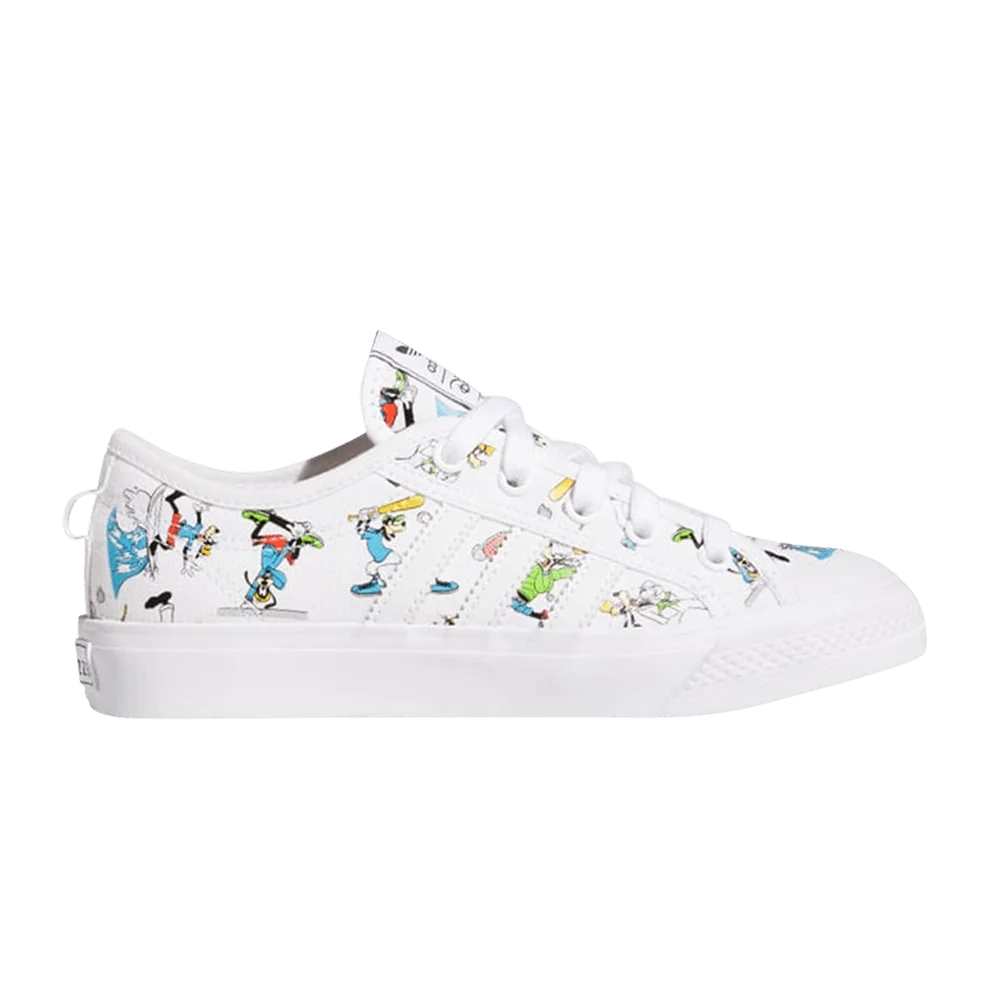 Krossovki-Disney-x-adidas-Nizza-J-Sport-Goofy-Pack-White