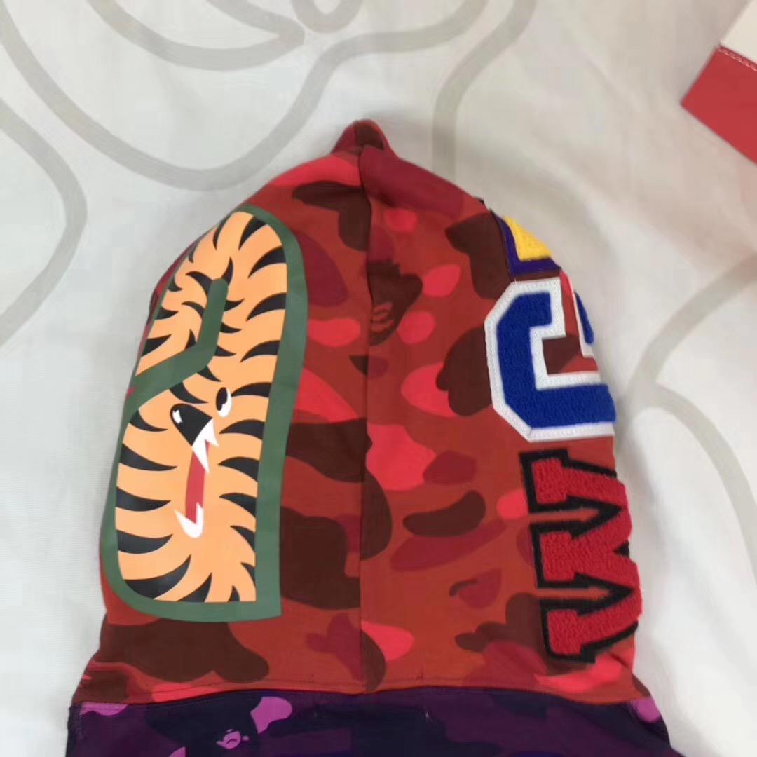 Худи BAPE Color Camo Crazy Shark Full Zip Hoodie Multi
