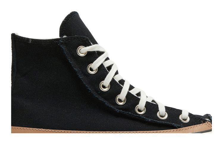 Кроссовки Converse Wmns Chuck Taylor All Star Raw Edge Platform High 'Black Champagne Tan'