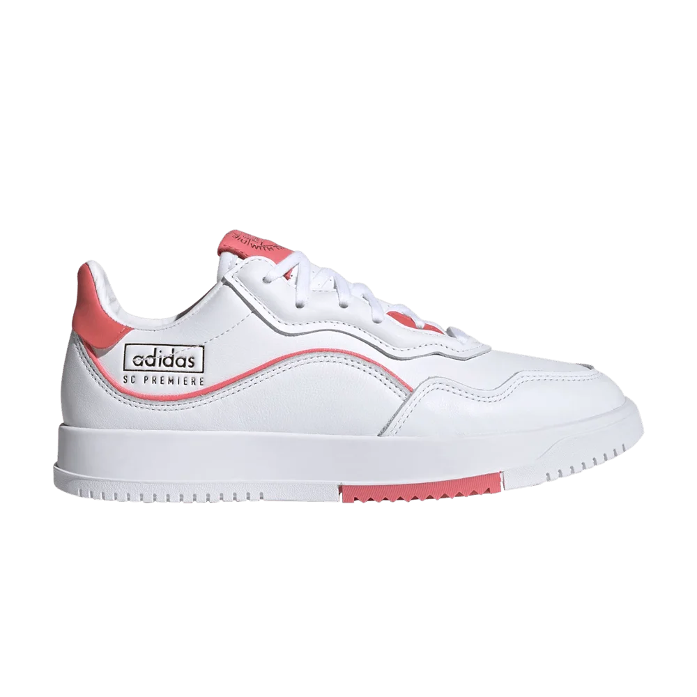 Кроссовки Adidas Wmns SC Premiere 'White Semi Flash Red'