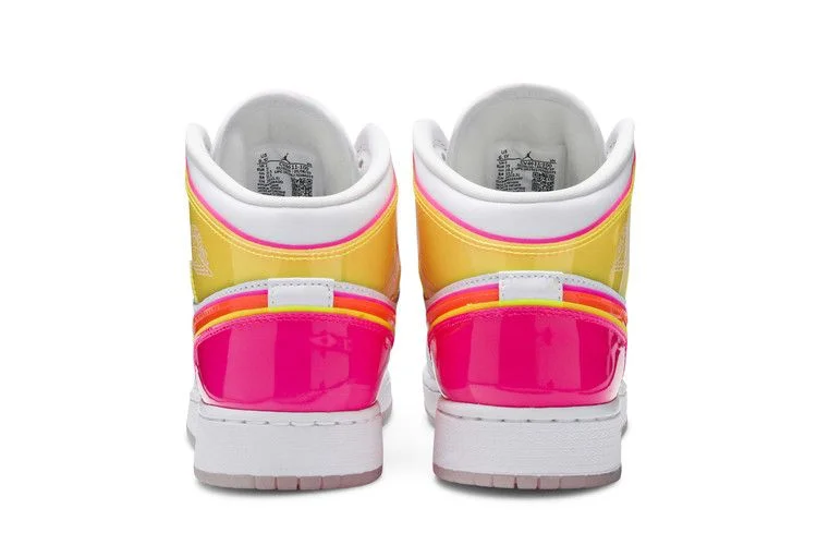 Кроссовки Air Jordan 1 Mid SE GS 'Edge Glow'