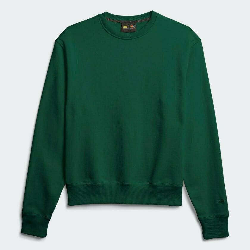 Свитшот adidas Pharrell Williams Basics Crewneck Sweatshirt Dark Green