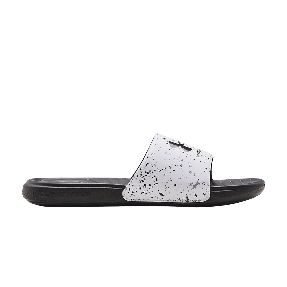 Under Armour Ansa Graphic Slide 'White Jet Grey Speckled'