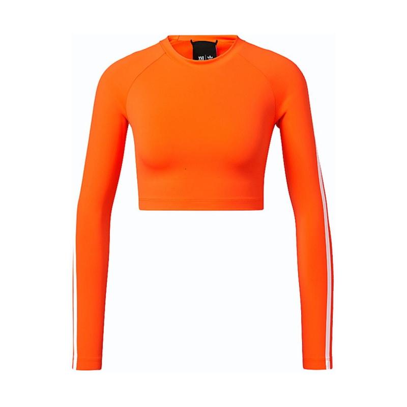 Спортивный топ adidas Ivy Park Rash Guard Top Solar Orange