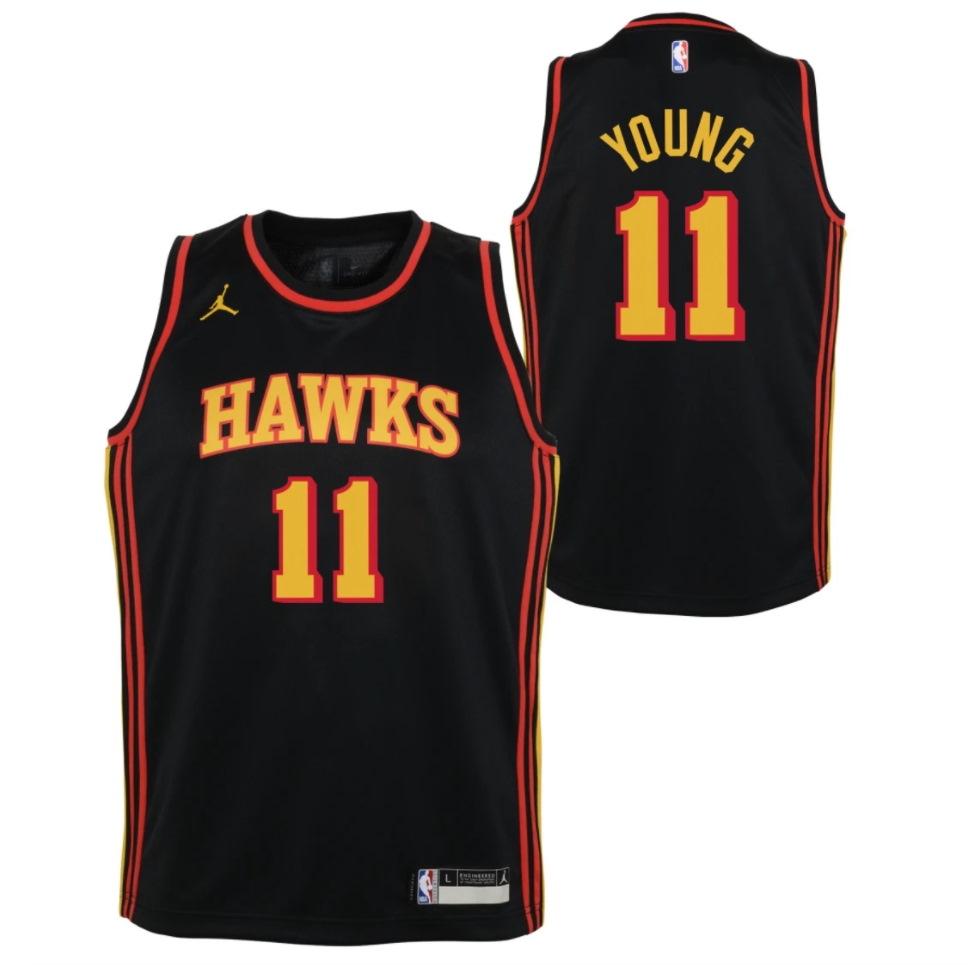 Баскетбольная джерси Nike Trae Young Atlanta Hawks 2021 Statement Edition Youth NBA Swingman Jersey