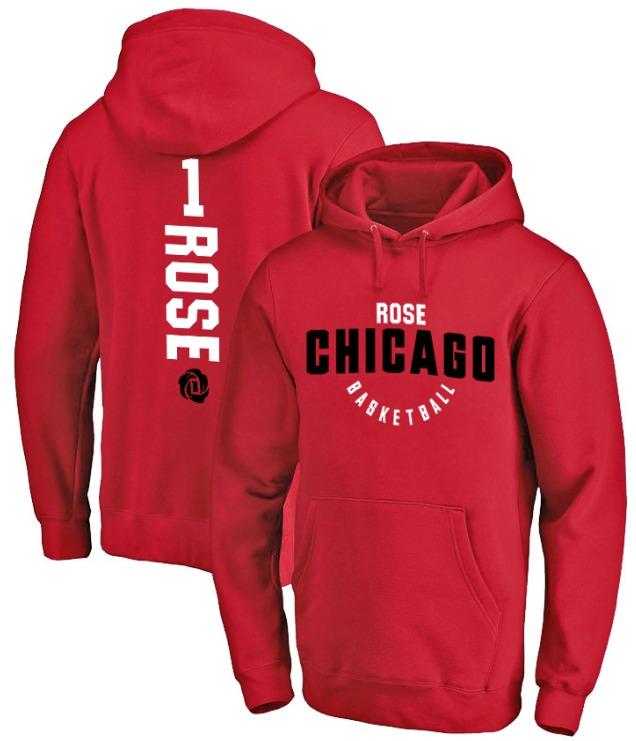 Худи 2018 Derrick Rose #1 Chicago Basketball Hoodie