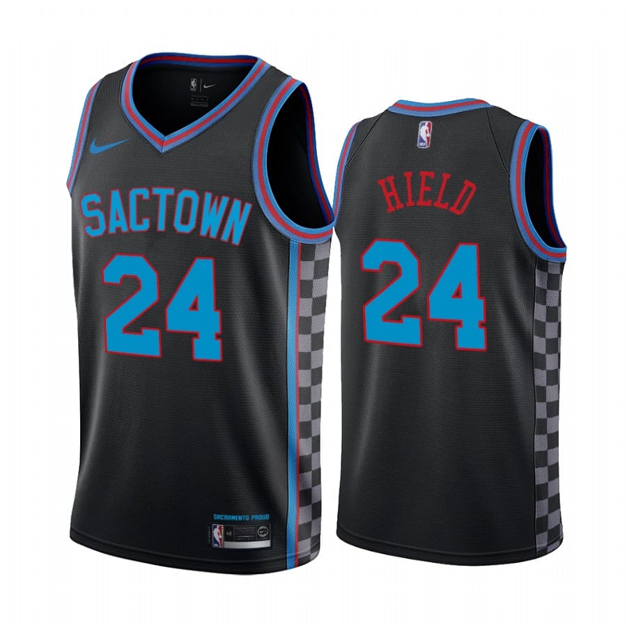 Баскетбольная джерси 2020-21 Sacramento Kings #24 Buddy Hield City Edition Black Swingman Jersey