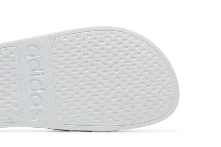 Adidas Adilette Aqua Slides 'White Platinum Metallic'