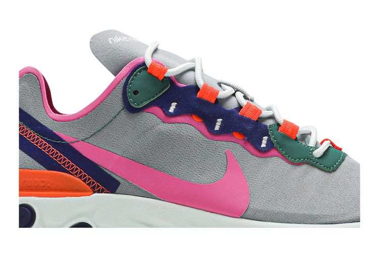 Кроссовки Nike Wmns React Element 55 'Wolf Grey Fuchsia'