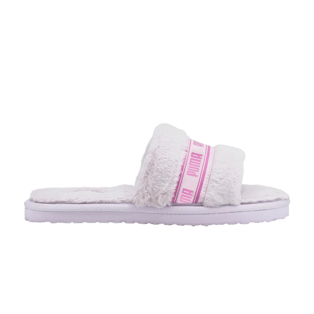 Кроссовки Puma Fluff Slide Jr 'Lavender Fog'