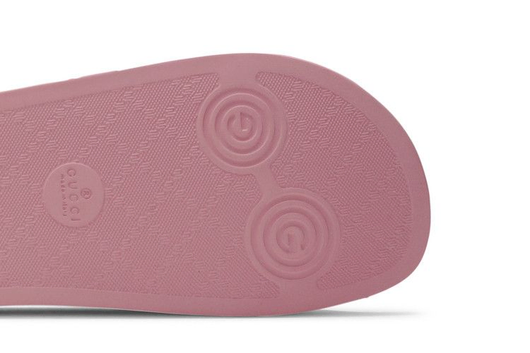Кроссовки Gucci Wmns GG Slide Rubber 'Pink'