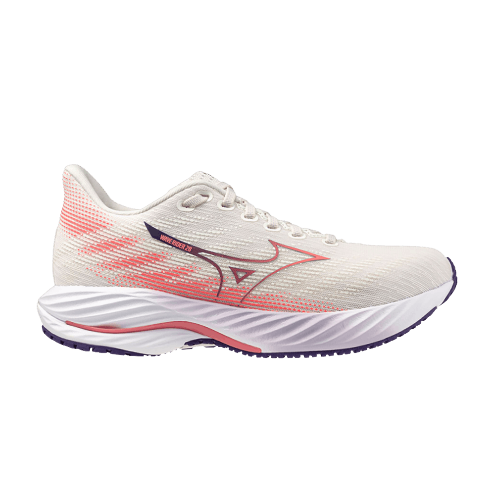 Кроссовки Mizuno Wmns Wave Rider 28 'Snow White Camellia Rose'