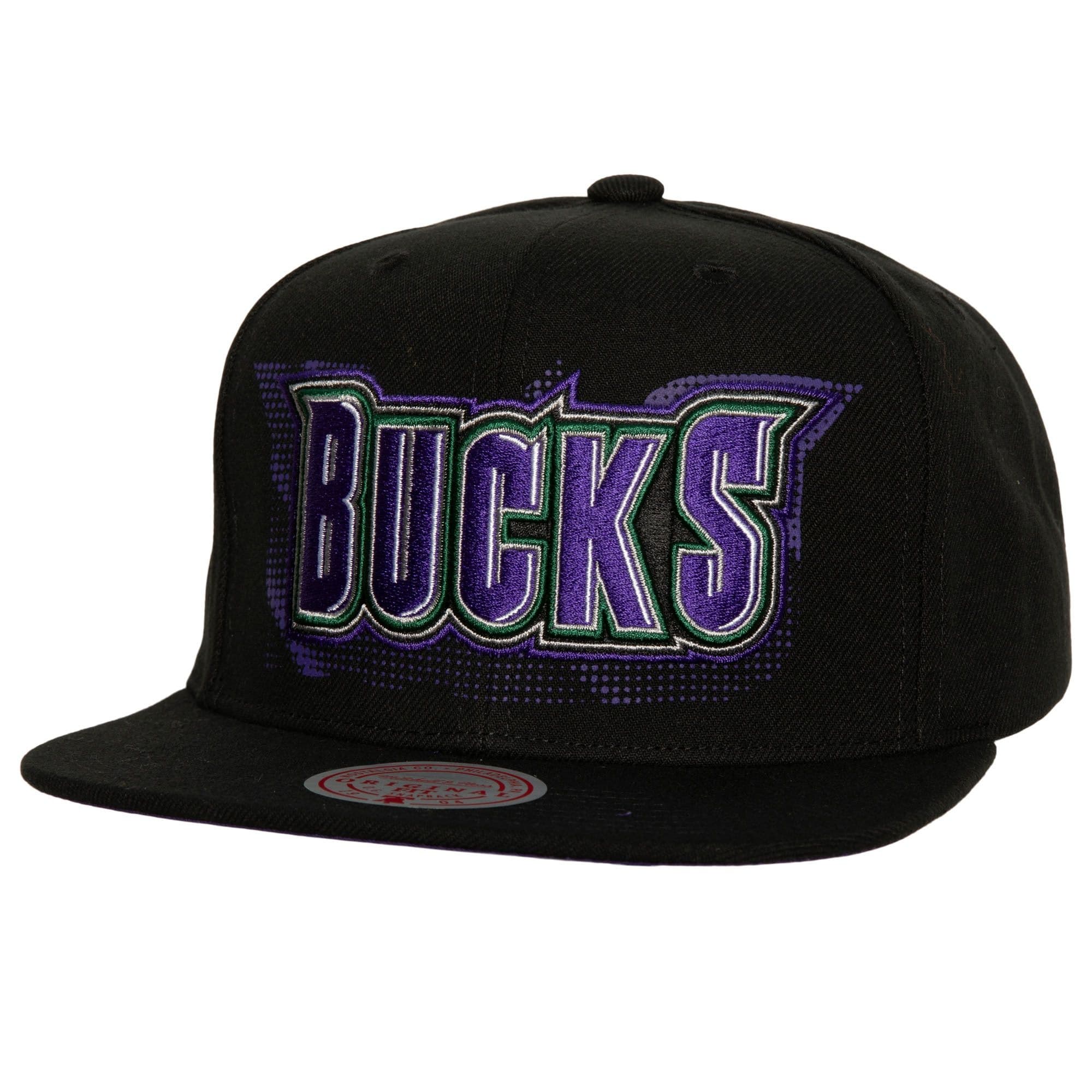 Бейсболка Mitchell & Ness Big Face 7.0 Snapback HWC Milwaukee Bucks Hat