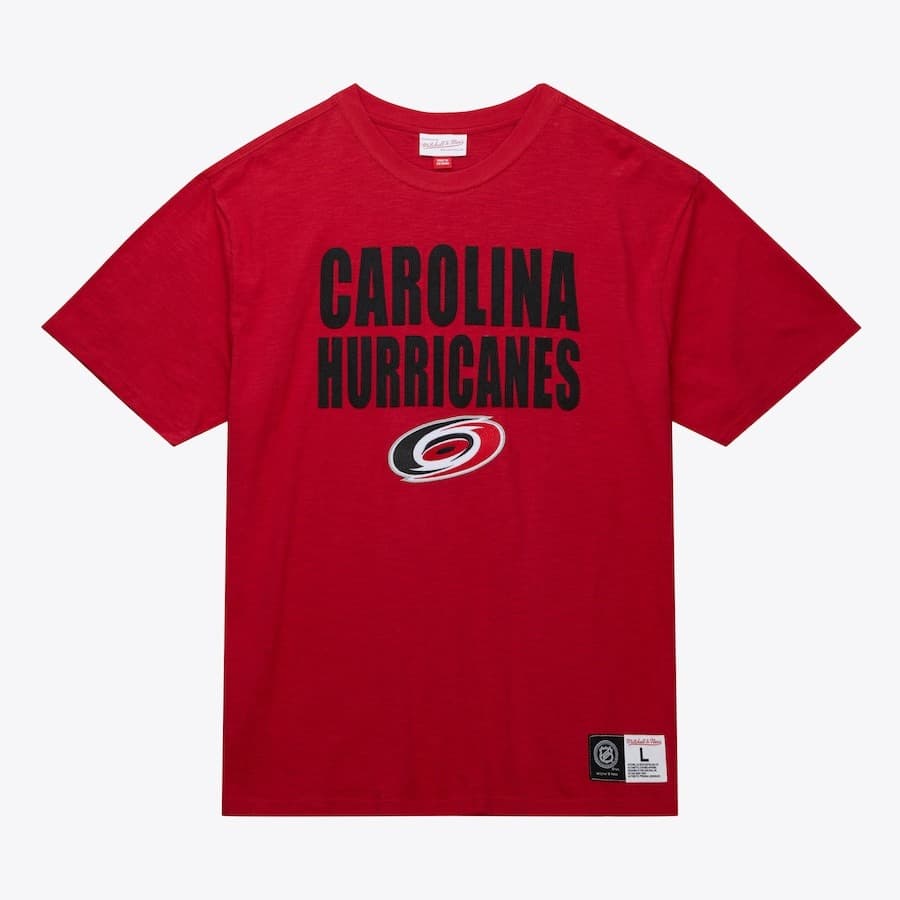Футболка Mitchell & Ness Red Carolina Hurricanes Legendary Slub T-Shirt
