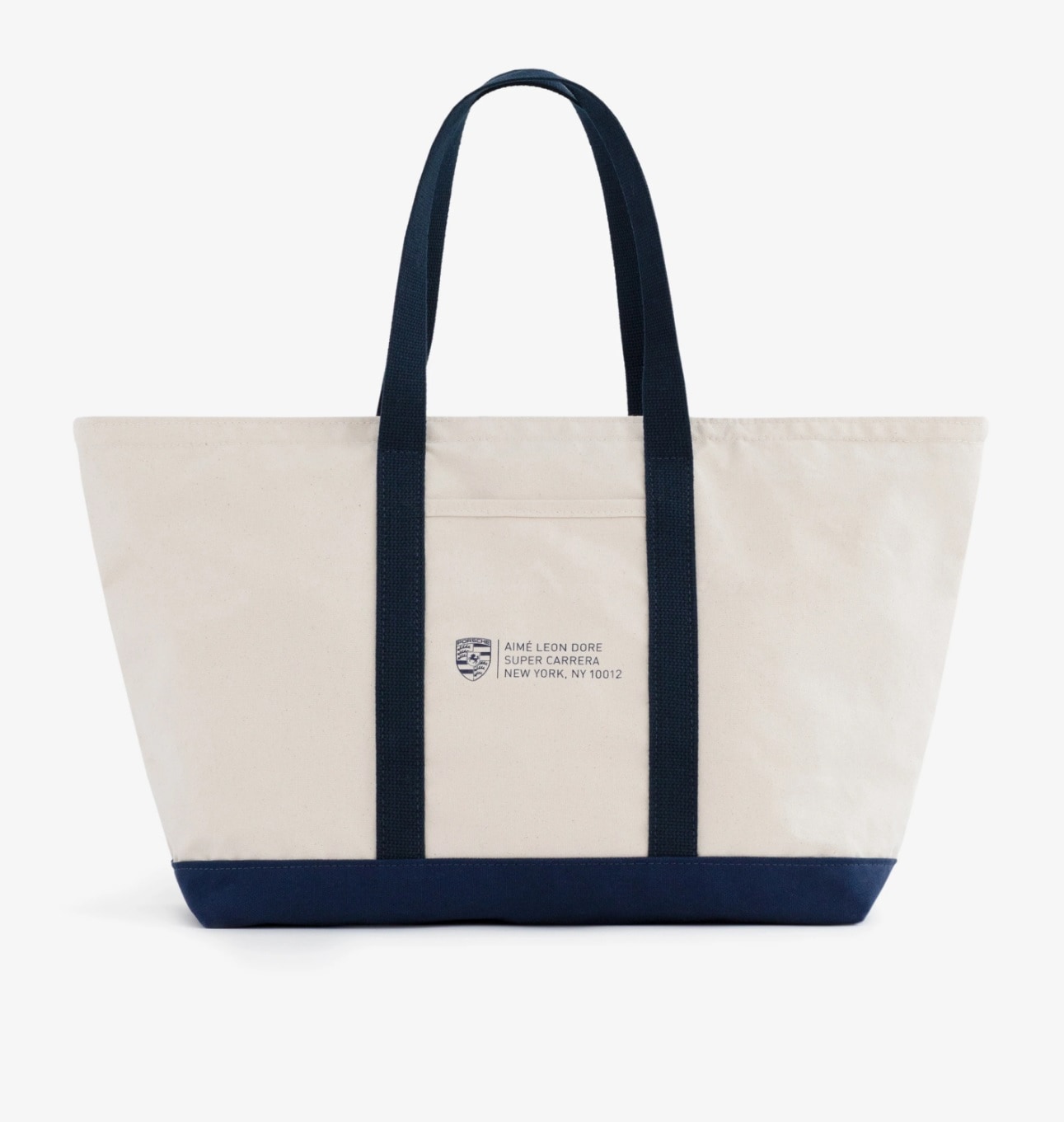 Сумка Aime Leon Dore x Porsche 911SC Grille Badge Tote Bag Cream/Navy