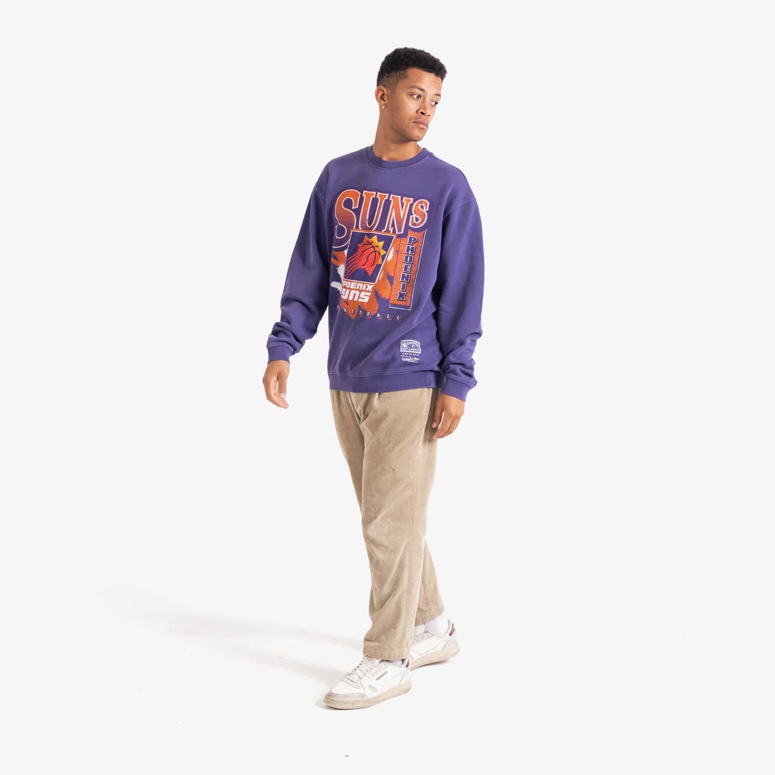 Футболка Mitchell & Ness Phoenix Suns Paint Brush NBA Crew Neck Jumper