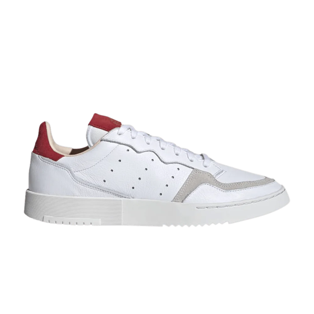 Krossovki-adidas-Supercourt-White-Scarlet
