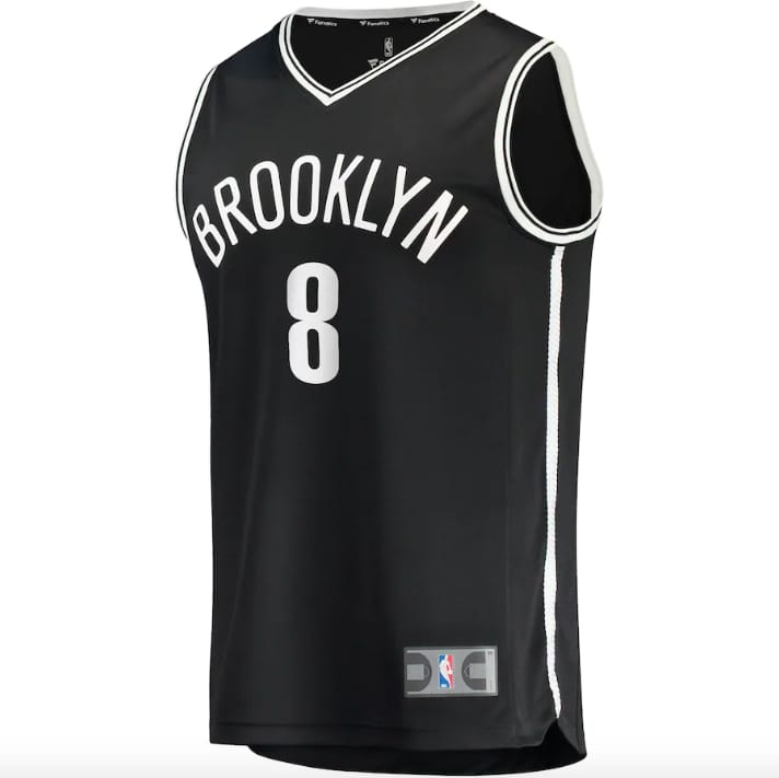 2021-22-Brooklyn-Nets-8-Patty-Mills-Fast-Break-Icon-Black-Jersey-2