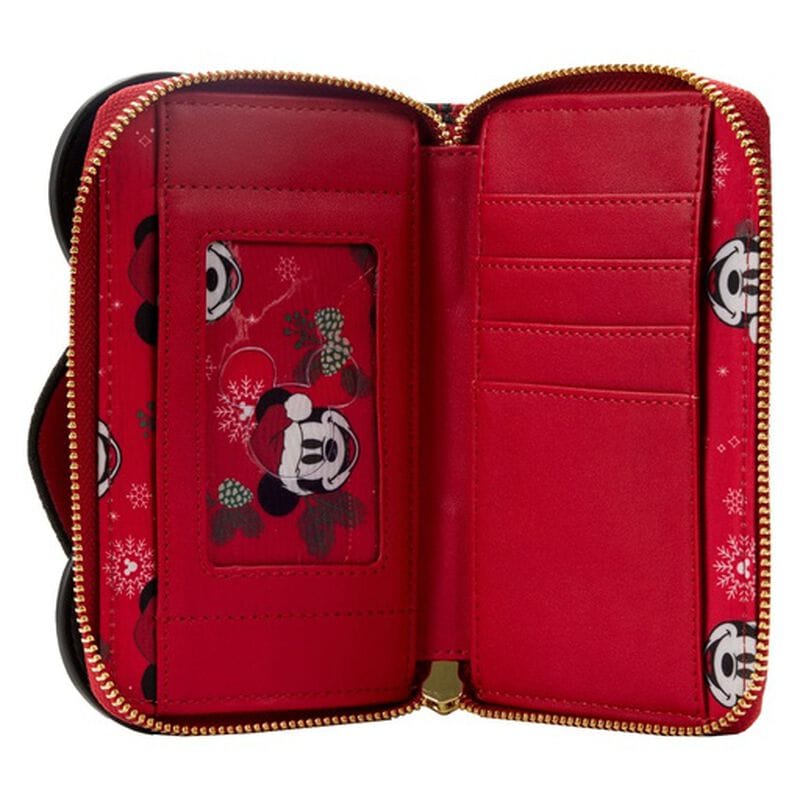 Кошелёк Glitter Mickey Mouse Santa Zip Around Wallet