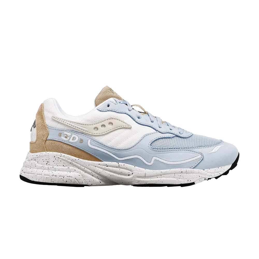 Кроссовки Saucony 3D Grid Hurricane Premium 'Light Blue Cream'